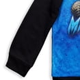 thumbnail image 3 of Sudadera con capucha Monster Jam Trucks Megalodon para niños pequeños, negro/azul 5T, 3 of 8