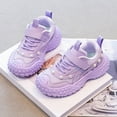 thumbnail image 2 of Girls Sneakers Mesh Platform Basketball Shoes Elegant Pearl Princess Dress Shoes Lace up Lightweight Tennis Shoes Purple 3.5 Big Kid, 2 of 7