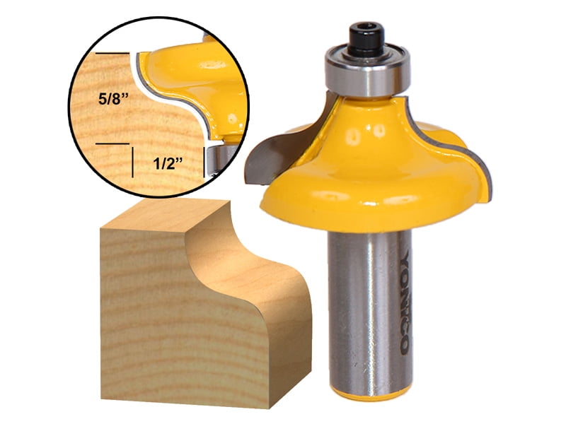 Ogee Edging and Molding Router Bit Large 1/2" Shank Yonico 13148