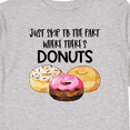 thumbnail image 4 of Inktastic Just Skip to the Part Where There's Donuts Boys or Girls Long Sleeve Toddler T-Shirt, 4 of 5