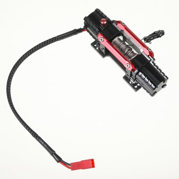 Cabrestante de aleación de aluminio Tholdsy para accesorios de coche 1/10 Axial Trx4 Crawler RC modelo negro