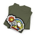 thumbnail image 3 of Shooter Cartoon Birdhouse Berra Santos Vintage Skateboard 02 TShirt Print - Military Green / 2XL, 3 of 5