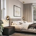 thumbnail image 5 of Mid Century Design, Amber Glass Pendant Light With Polished Brass Finish For Timeless Appeal, 5 of 5