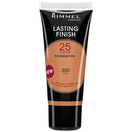 Rimmel Lasting Finish 25 Hour Foundation, 300 Sand, 1 fl oz