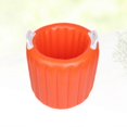 thumbnail image 4 of Outdoor Multi-functional Porable PVC Inflatable Ice Bucket Foldable Bucket Storage Bucket (Orange), 4 of 4