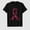 Black-19, variant on Women's Breast Cancer Awareness Strong Choice Ribbon Graphic T-Shirt, 100% Cotton Short Sleeve Shirt