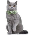 thumbnail image 6 of PENGXIANG 3 Pack Cats Collars Adjustable Kitten Collars with Bell Pendant (Green Avocado, Pink Watermelon, Yellow Pineapple), 6 of 6