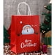 thumbnail image 5 of RV 18 Regalos de Nochebuena Bolsas de asas Bolsas de regalo de dulces Embalaje de Apple Bolsas de papel Kraft creativas Sincero Electrónica, 5 of 5