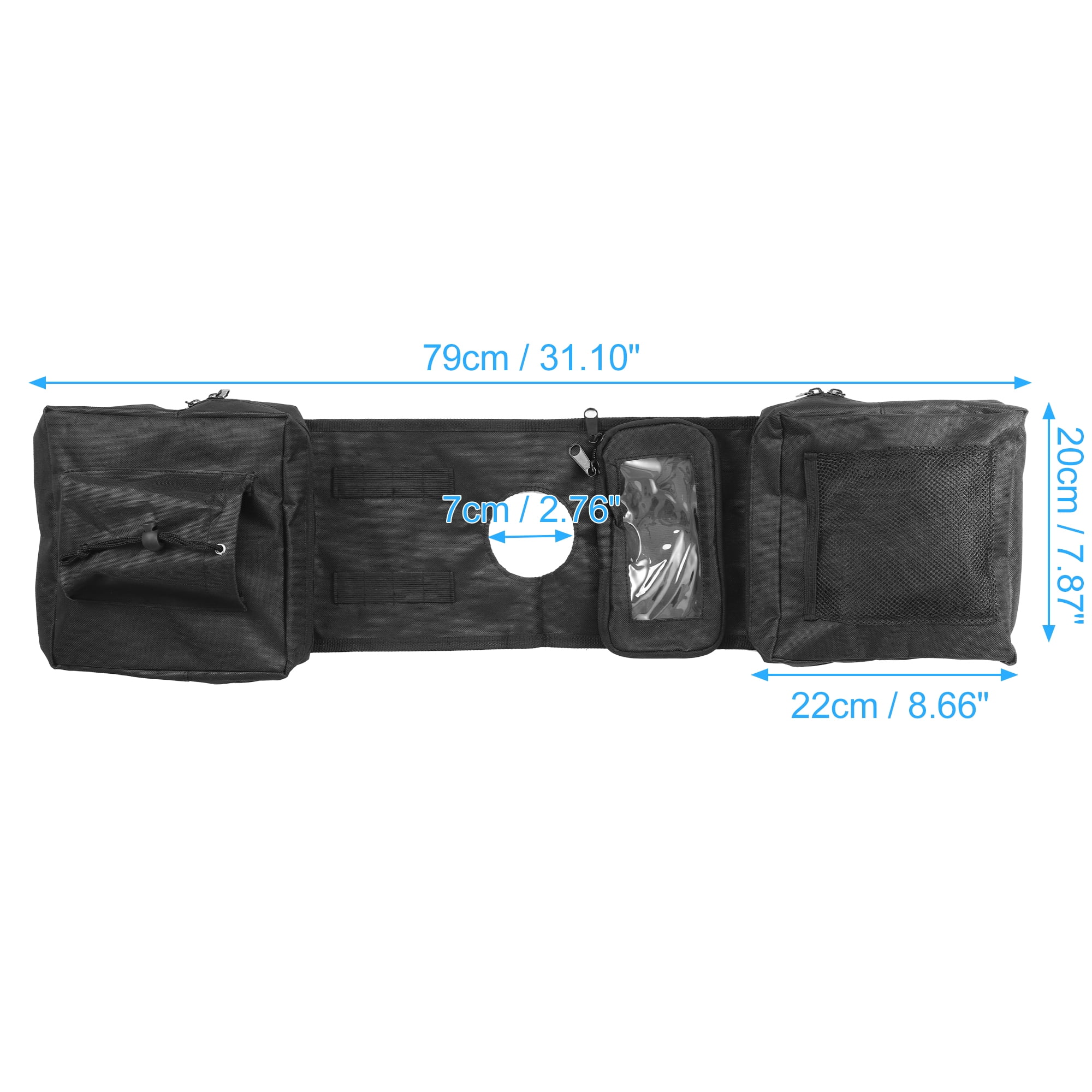 Unique Bargains ATV 4-Wheeler Saddlebags Cargo Pouch Storage UTV Motorcycle Tank Bag