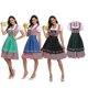 thumbnail image 1 of Women Traditional Oktoberfest Costume German Beer Wench Dirndl Dress With Apron Cosplay Costume Party Dress Y zhangyuxiang LED, 1 of 2