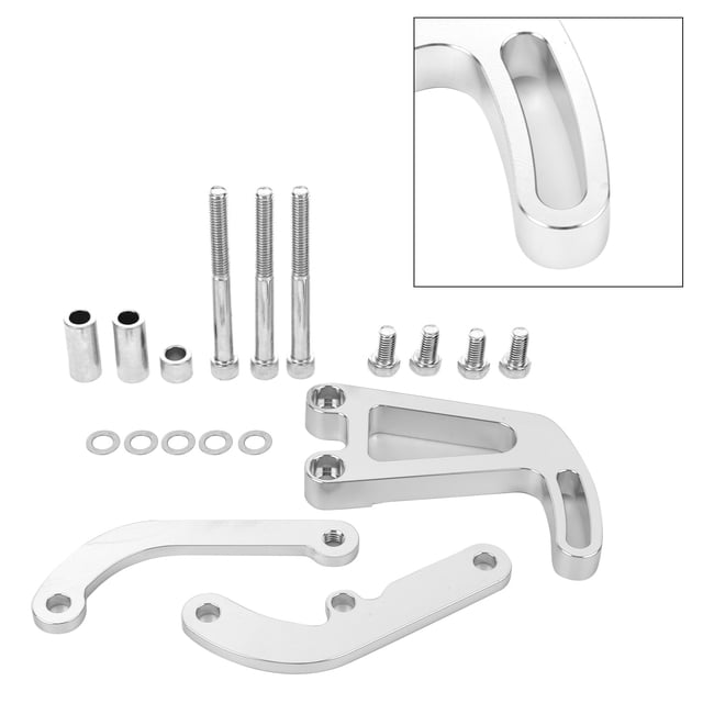 Soporte de la Bomba de Agua Ong, Soporte de Direcciónis Asistida Fácil de Usar y Operar Desig Compacto de Alta Precisión para el motor SBC para 265 283 305 327 350 383 y 400