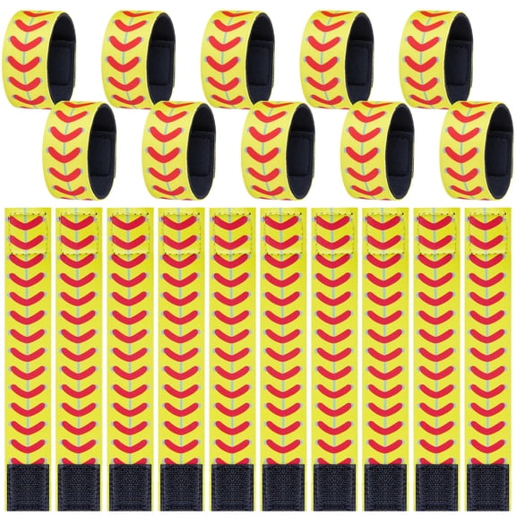 EBaokuup 20 Pcs 7.4" Softball Sleeve Holders, Fastpitch Jersey Sleeve Straps