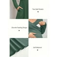 thumbnail image 5 of Yawrut Womens V-Neck Maternity Dresses Nursing Breastfeeding Dress With Pockets, 5 of 8