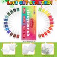 thumbnail image 4 of Tie Dye Kits, 26 Colors Fabric Shirt Dye Kit for Kids Adults and Groups, Non-Toxic DIY Tie Dye Set for Party, Gathering, Festival, User-Friendly, Halloween Thanksgiving Christmas Craft Dye Supplies, 4 of 7