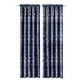 thumbnail image 4 of Achim Charlotte Rod Pocket Window Curtain Panel - 52x84 - Navy, 4 of 7