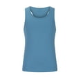 thumbnail image 4 of Oalirro Workout Tank Tops for Men V-Neck Sleeveless Workout Tshirt Men Graphic Light Blue L, 4 of 8