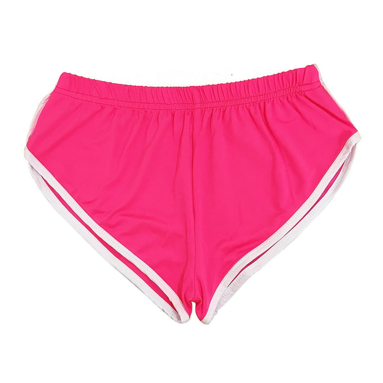 Shascullfites Melody Pink Leather Shorts Gym Shorts Women's Athletic Shorts  Yoga Pants Short Length Active Sports Shorts - AliExpress