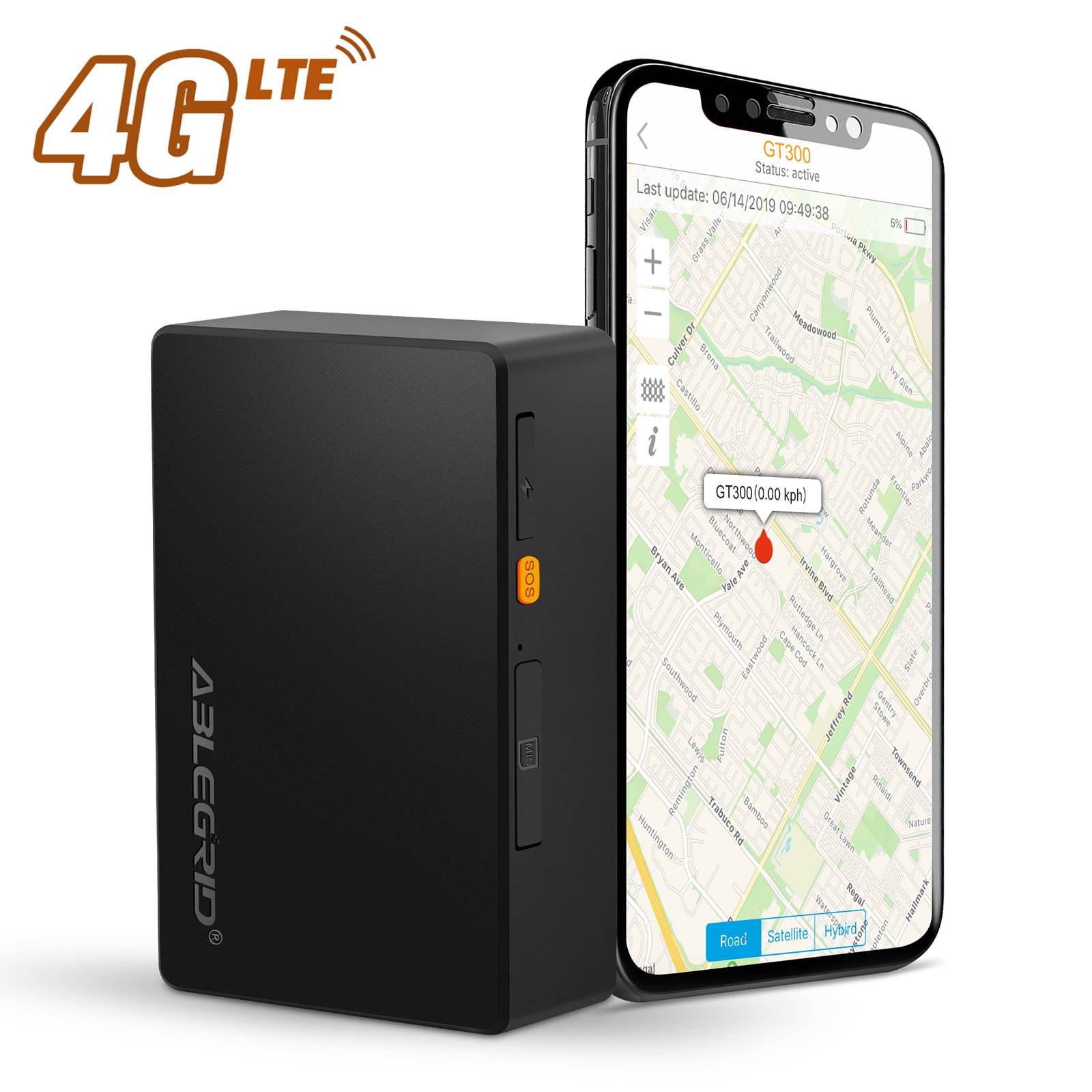 GPS Tracker 4G LTE , AbleGrid® 6800mAh 30 Days Real-Time GPS Tracking Device for Vehicles and Persons Mini Portable Magnetic GPS - Walmart.com
