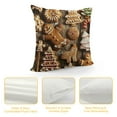 thumbnail image 4 of Qinduosi Gingerbread Cookies Print Country Style Exquisite Couch Pillow Covers Decor Throw Pillow Covers Couch Sofa, 4 of 5