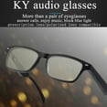 thumbnail image 6 of CAMOTUSE Bluetooth 5.0 Wireless Headset Smart Polarized sun lenses Glasses Sunglasses NEW, 6 of 7