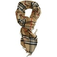 thumbnail image 4 of CHUANK Super Soft Classic Plaid Checked Cashmere Feel Winter Scarf Unisex Fashion Accessory, 4 of 7