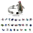 thumbnail image 5 of Mood Rings Color Change Adjustable Temperature Emotion Feeling Finger Accessories Costume Props Bag Fillers Birthday Favors Gift clover, 5 of 5