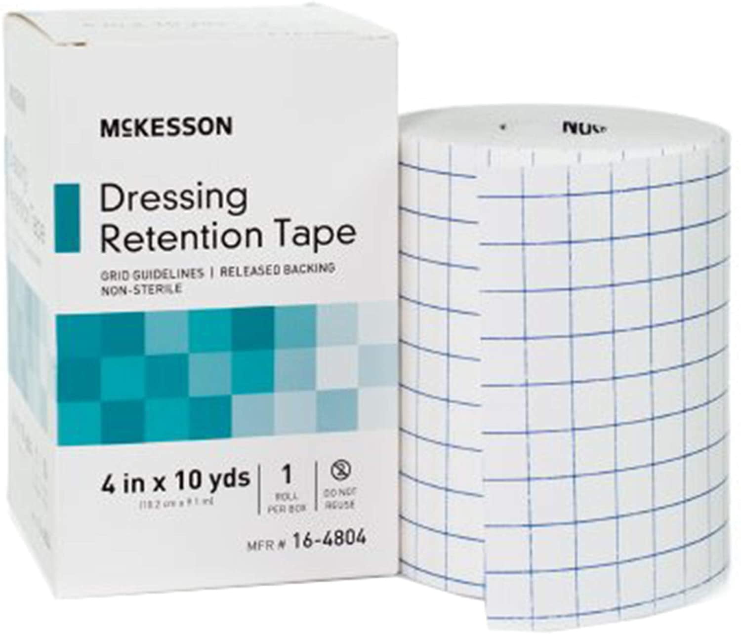 Dressing Retention Tapes. Case of 24 NonWoven Fabric Tapes 4" x 10 yds