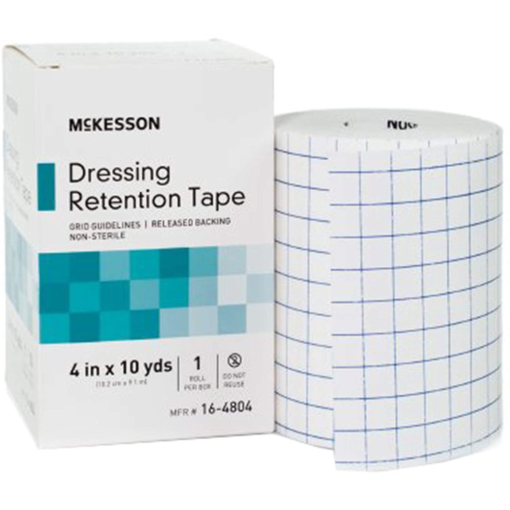 Dressing Retention Tapes. Case of 24 NonWoven Fabric Tapes 4" x 10 yds