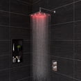 thumbnail image 3 of ALFI brand LED12S-BN Brushed Nickel 12" Square Multi Color LED Rain Shower Head, 3 of 9