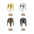 thumbnail image 3 of Uxcell 80Pack Mixed Color Round Dome Rivets, 2mm Brass Spike Studs Spots for DIY Clothes Belt Bag Shoes Leather Craft, 3 of 7