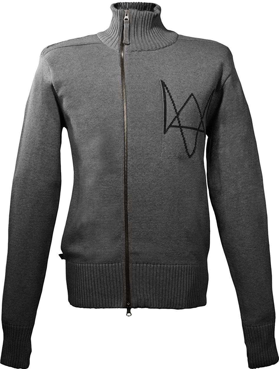 Musterbrand GRAY Watch Dogs Aiden Pearce Code Breaker Knit Jacket
