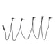 thumbnail image 2 of Ways Cable de alimentación en cadena Margarita, Cable en cadena Margarita de 1 a 5 vías Cable de Pedal de efecto de guitarra Ultra sensible, 2 of 9