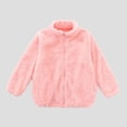 thumbnail image 4 of IROINNID Toddler Kids Baby Boys Girls Fashion Cute Solid Color Windproof Pocket Zipper Jacket Keep Warm Coat, 4 of 4