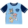 thumbnail image 3 of Paw Patrol Chase Marshall Rubble UPF 50+ Rash Guard Swim Trunks Outfit Set Toddler to Little Kid, 3 of 5