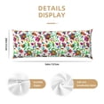 thumbnail image 3 of Lsque Paisley Body Pillow Case Cover,Ultra-Soft Microfiber Bed Pillow Cases 20x54 inches,Elegant Bedding,Breathable Durable Pillow Cover with Envelope Closure, 3 of 8