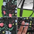 thumbnail image 5 of Garden Tool Bag,Pioneer Flower Floral Print Pattern Garden Tool Organizer,Garden Gifts,Waterproof Multi-Pocket Garden Tool Storage 11.8x5.5x11.4 Inch(Tools NOT Included), 5 of 6