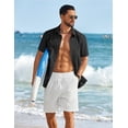 thumbnail image 6 of COOFANDY Men' Cotton Shirts Short Sleeve Casual Button Down Shirts Summer Beach Wedding Shirts, 6 of 6