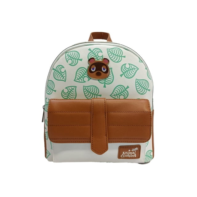 Mini Backpack Tom Nook Leaf Collage