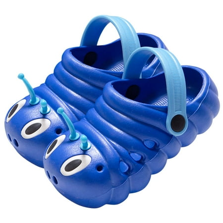 

Phlegsive Caterpillar Beach Slippers Cartoon Non-skid Sandals