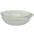 thumbnail image 2 of Pyrex 024 Sculpted Clear Glass Mixing Bowl and Clear Glass Lid Cover, 2 of 2