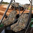 thumbnail image 2 of KUIFORTI Brown Camouflage UTV Seat Covers Full Protection Elastic Fabrics Seats Cover for UTV Compatible with Yamaha Rhino 700 660 450 2004-2021 Rhino Seat Cover Set(4 PCS), 2 of 7