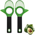 thumbnail image 2 of Couteau à Avocat Couteau à éplucher l'avocat/Éplucheur 3 en 1 / Convient pour Le Tranchage de Fruits de Cuisine （2 Pièces）, 2 of 5