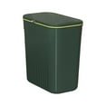 thumbnail image 1 of Cubo de basura colgante para cocina, cubo de basura con tapa Verde, 1 of 8