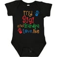 thumbnail image 3 of Inktastic My Gigi and Grandpa Love Me Boys or Girls Baby Bodysuit, 3 of 5