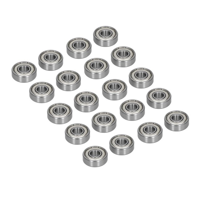 Rodamiento rígido de bolas con doble sellado, 20 piezas Rodamiento rígido de bolas con doble sellado Rodamiento rígido de bolas de acero Elegante y moderno