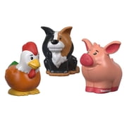 Fisher-Price Little People Farm Animal Friends 8-Piece Figure Set for Toddlers Age 1Y+