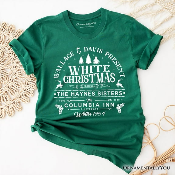 White Christmas Movie Vintage T-Shirt, Haynes Sisters Wallace & Davis 1954 Holiday Tee