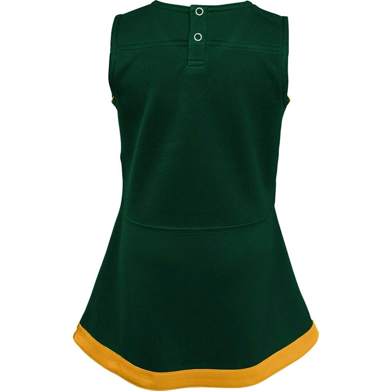 Girls Infant Green Green Bay Packers Cheer Captain Jumper Dress - Walmart.com Girls Infant Green Green Bay Packers Cheer Captain Jumper Dress - Walmart.com