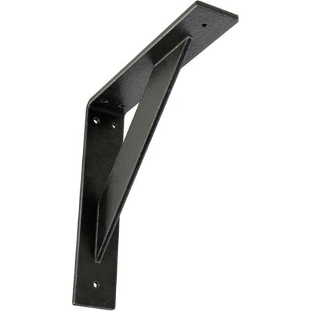 

Ekena Millwork 2 W x 10 D x 10 H Traditional Steel Bracket Antiqued Pewter