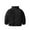 Black, variant on FAOWME Toddler Boys Girls Daily Coat Hooded Jacket Wear Thicken Windproof Zipper Warm Outwear Navy 3-4 Years